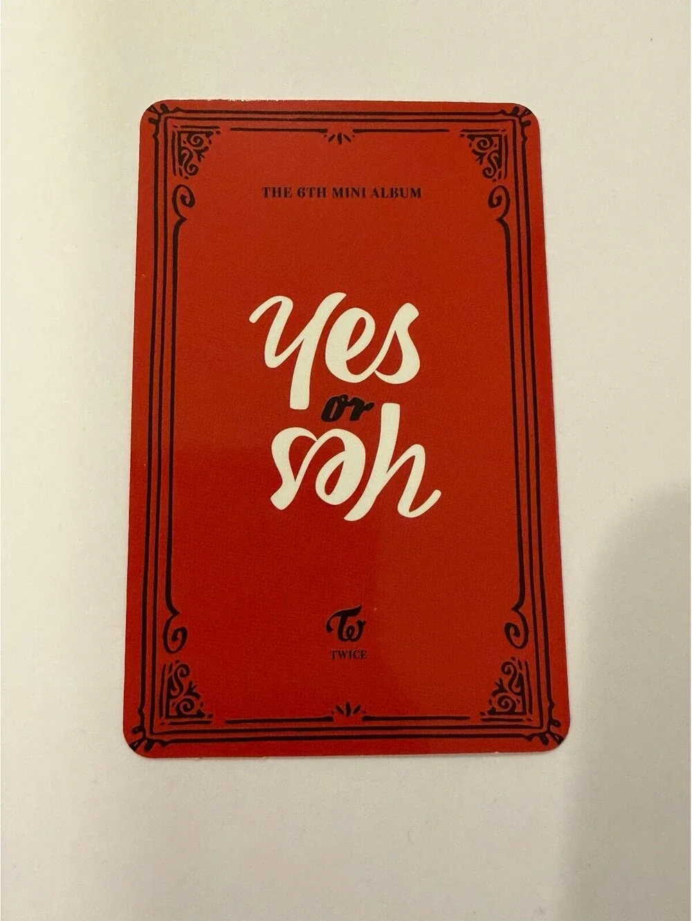 Twice Dahyun YES OR YES Album Photocard
